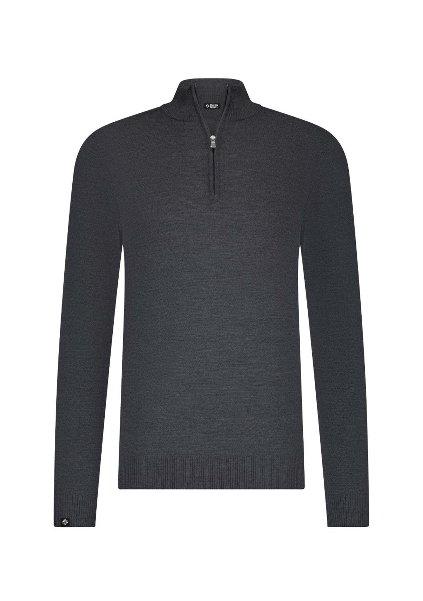 Trui halfzip - Antraciet