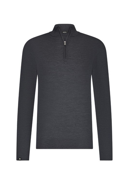 Trui halfzip - Antraciet