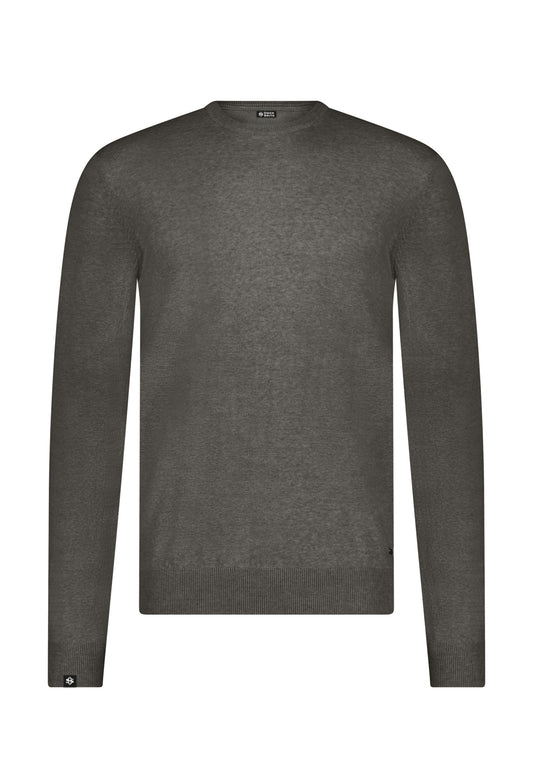 Trui ronde hals - taupe