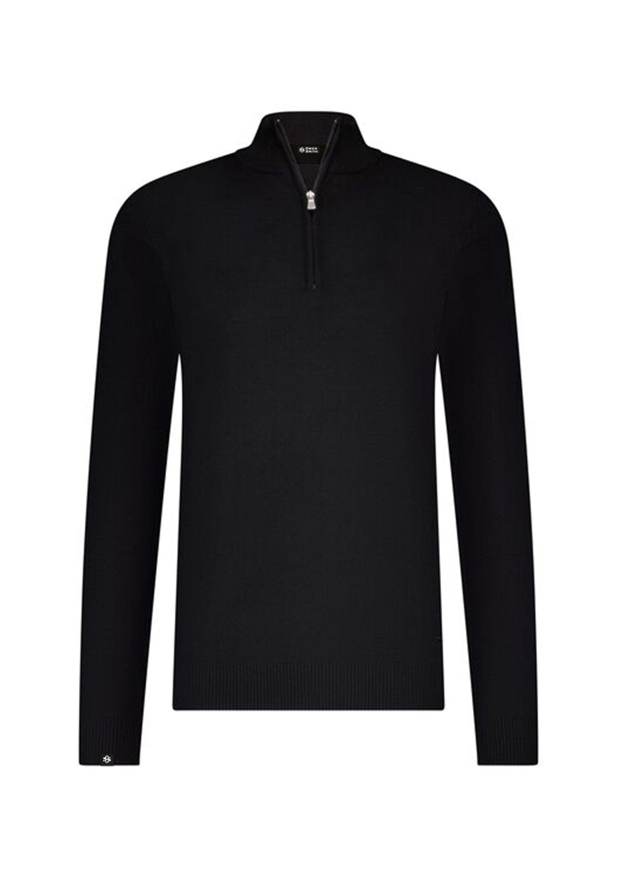 Trui halfzip - Zwart