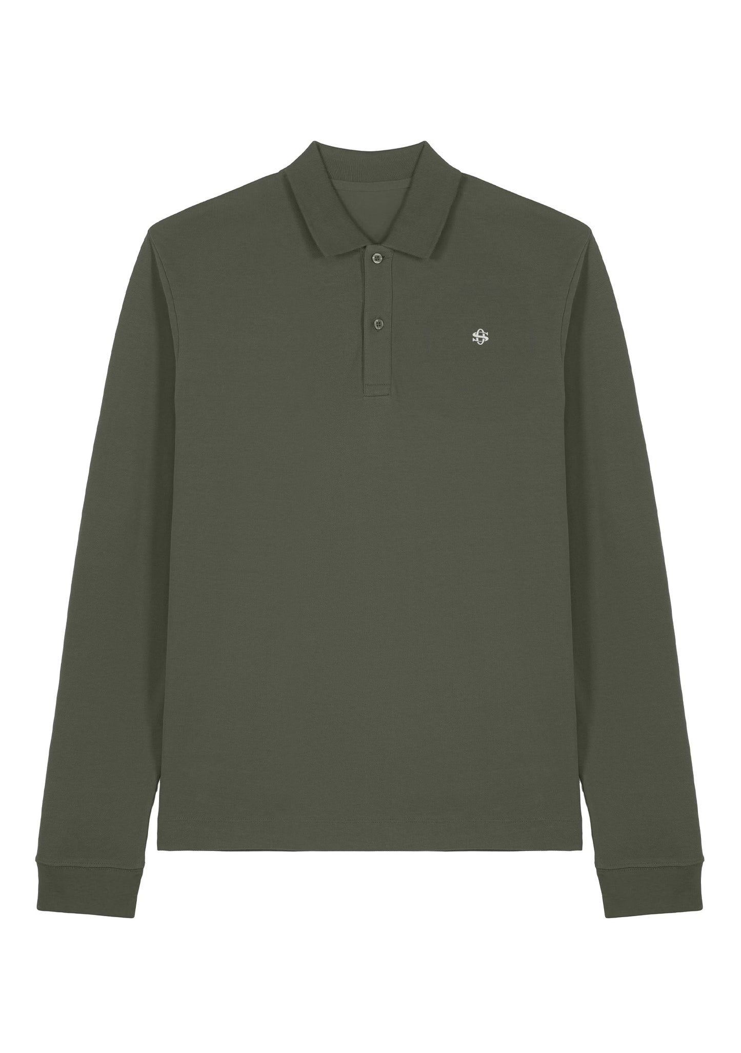 Polo longsleeve - khaki