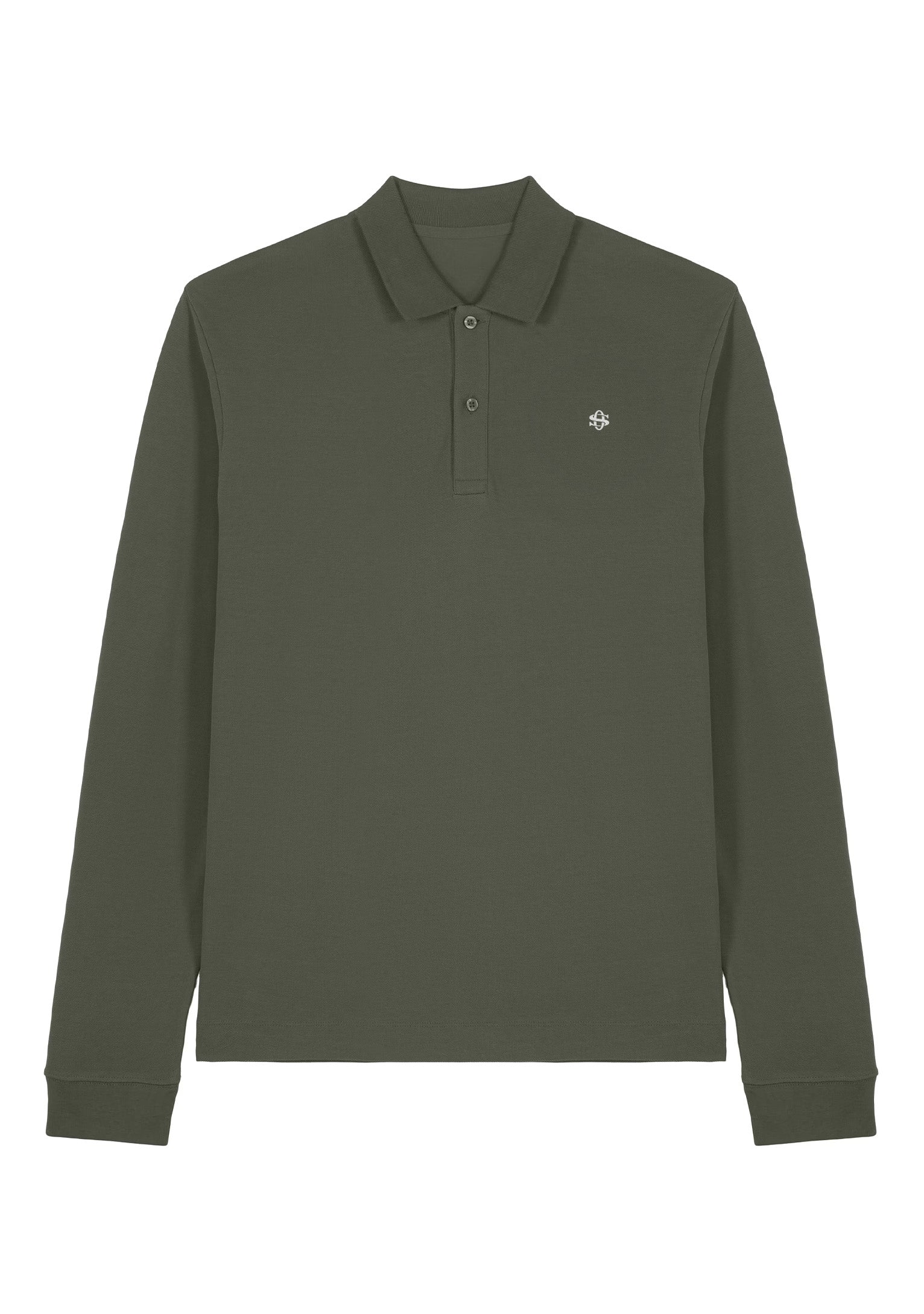 Polo longsleeve - khaki