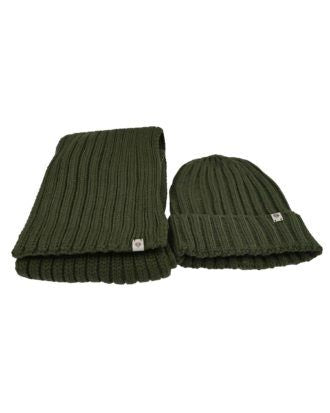 Set sjaal & muts - Khaki