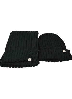 Sjaal & Muts - Zwart