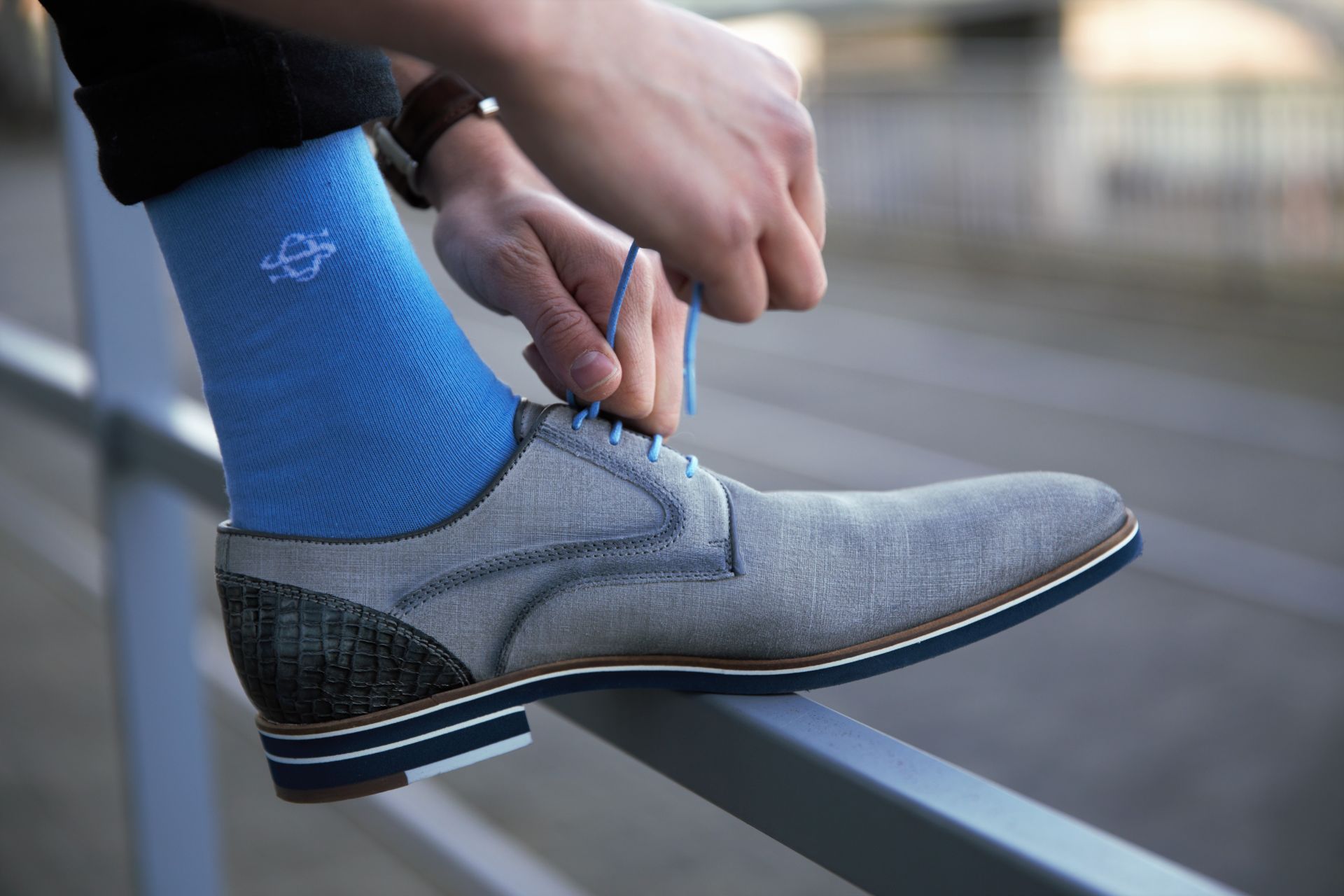 Set veters & sokken - Blauw - Afbeelding 2