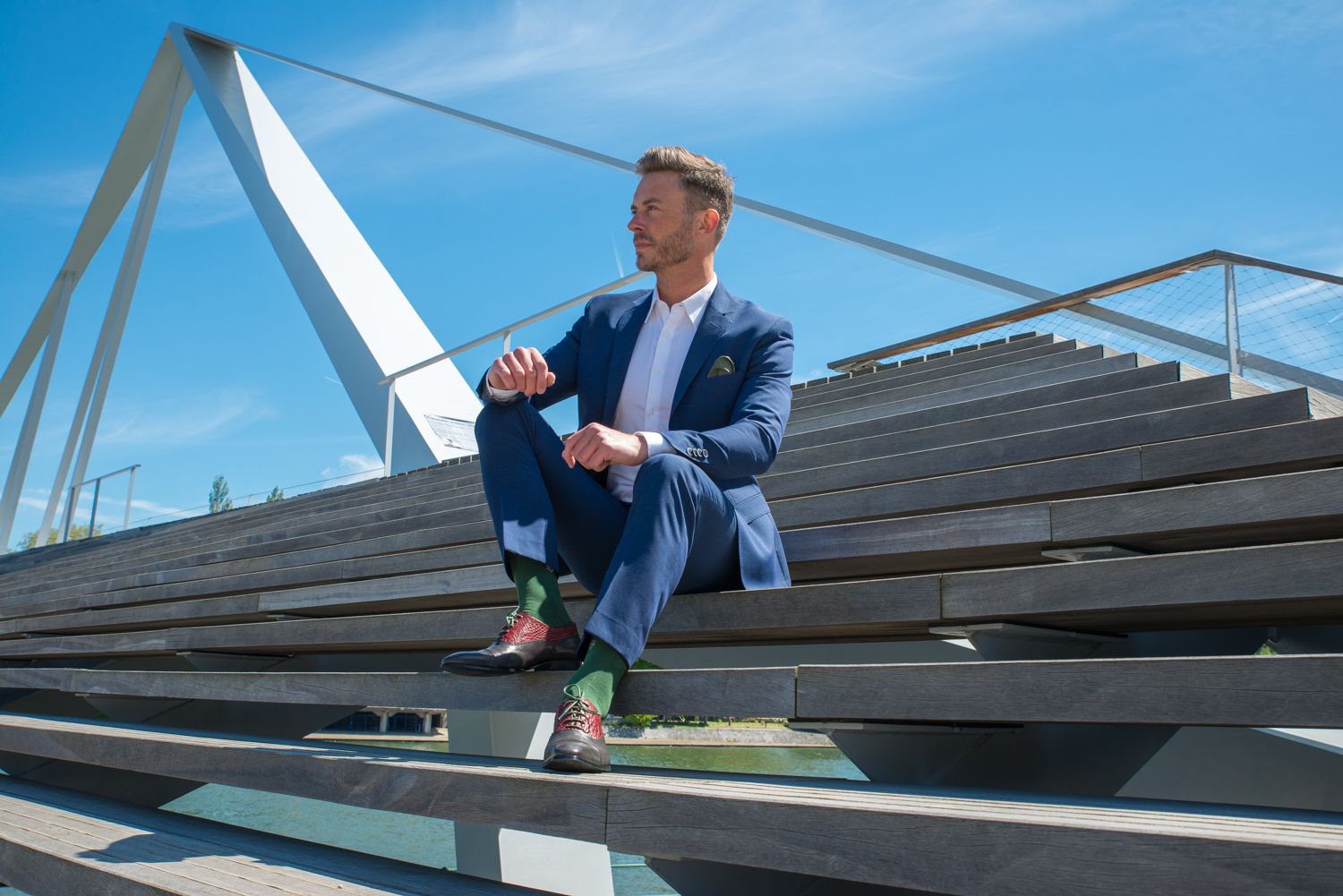 Set veters & sokken - Donkergroen - Afbeelding 2