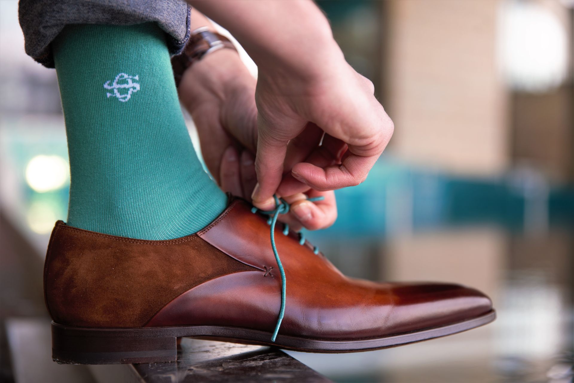 Set veters & sokken - Mintgroen - Afbeelding 2