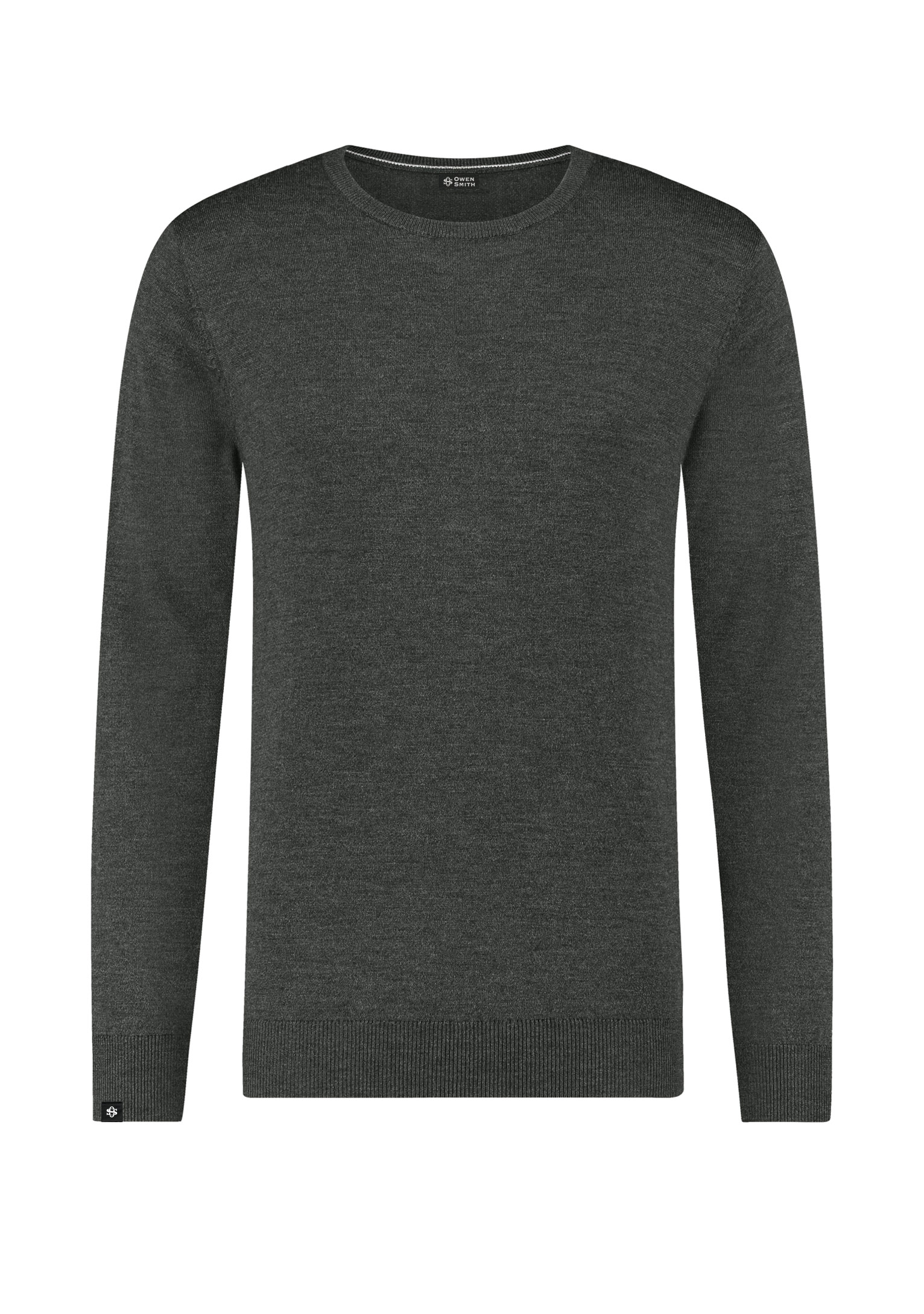 Trui ronde hals groen